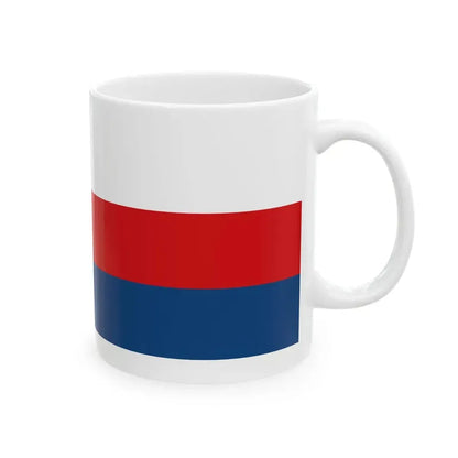 Tricolour of the Czech Republic (Czech Republic) White Coffee Mug - Go Mug Yourself