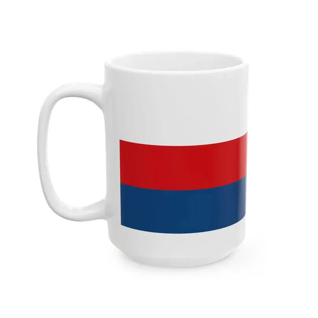 Tricolour of the Czech Republic (Czech Republic) White Coffee Mug - Go Mug Yourself