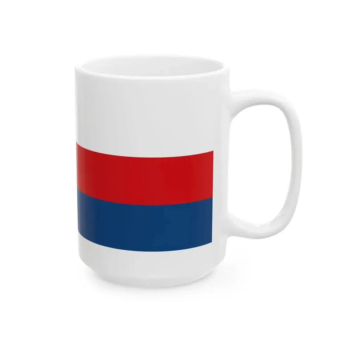 Tricolour of the Czech Republic (Czech Republic) White Coffee Mug - Go Mug Yourself
