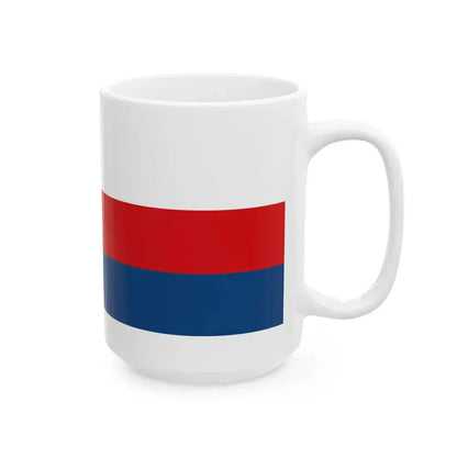 Tricolour of the Czech Republic (Czech Republic) White Coffee Mug - Go Mug Yourself