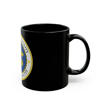 Trident Refit Facility BangorWA (U.S. Navy) Black Coffee Mug-Go Mug Yourself