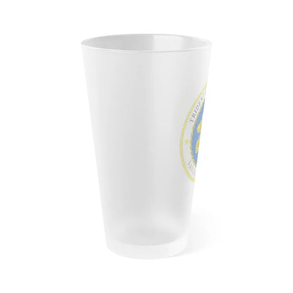 Trident Refit Facility BangorWA (U.S. Navy) Frosted Pint Glass 16oz-Go Mug Yourself