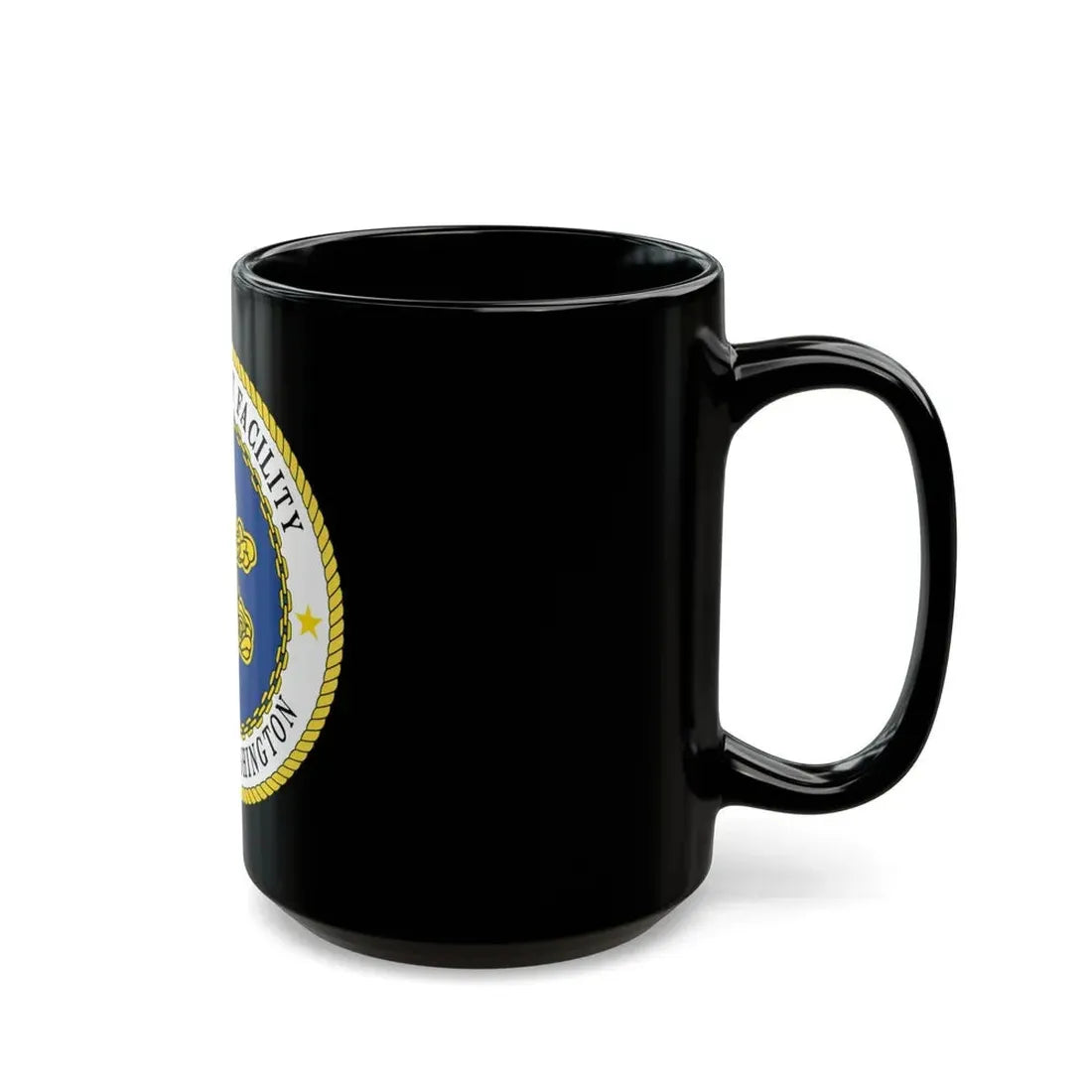 Trident Refit Facility BangorWA (U.S. Navy) Black Coffee Mug - Go Mug Yourself
