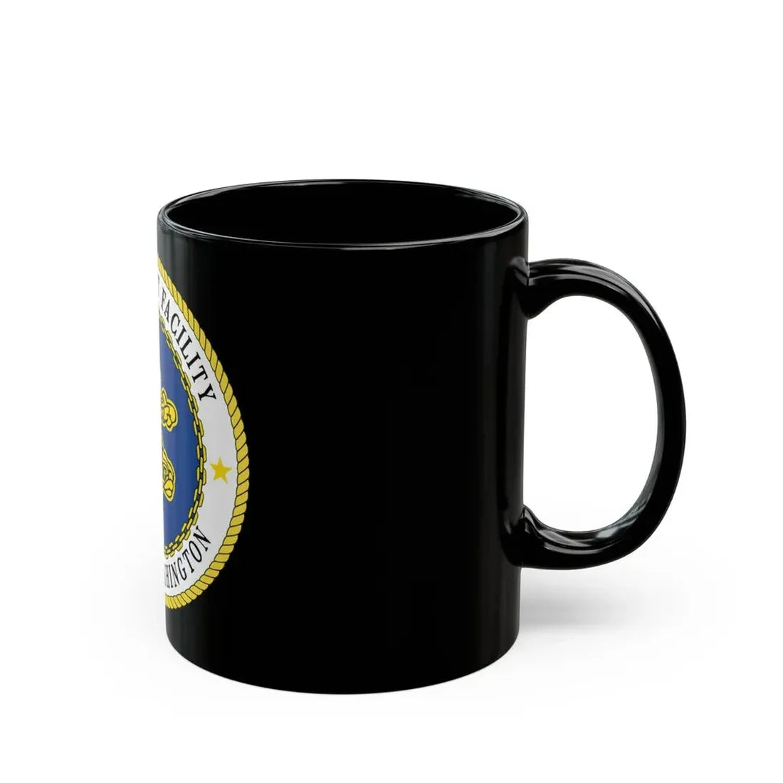 Trident Refit Facility BangorWA (U.S. Navy) Black Coffee Mug - Go Mug Yourself