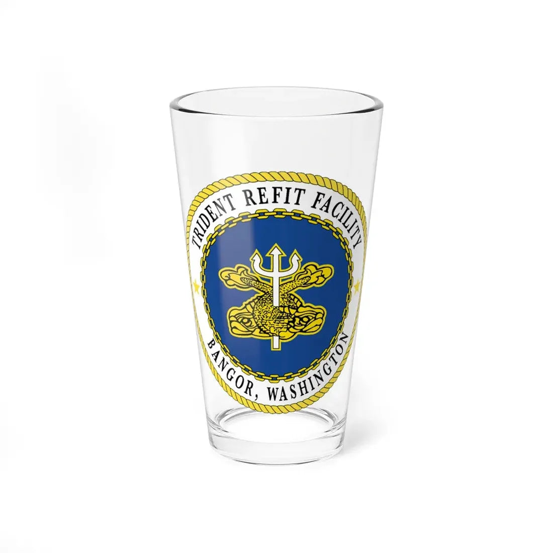 Trident Refit Facility BangorWA (U.S. Navy) Pint Glass 16oz 16oz - Go Mug Yourself