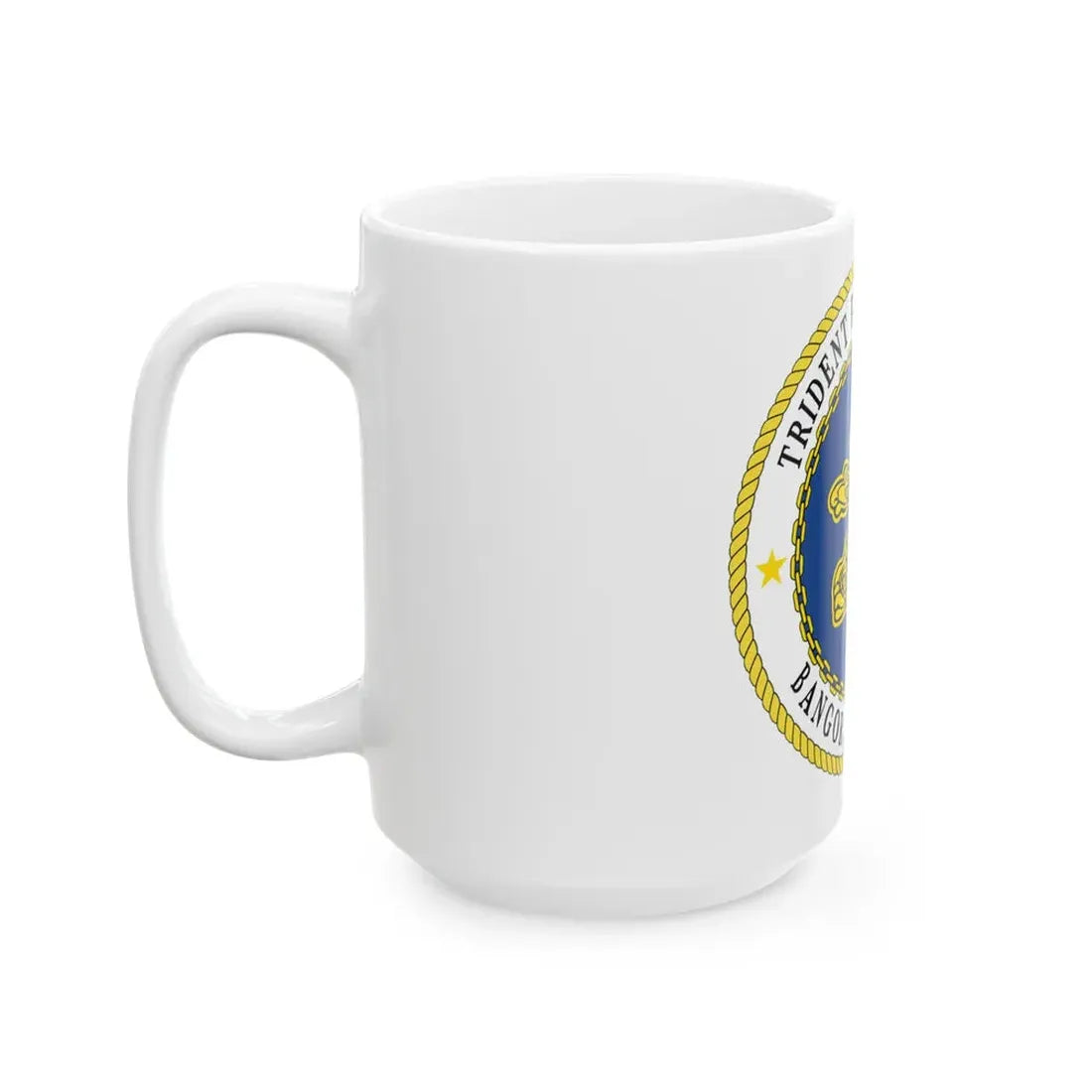 Trident Refit Facility BangorWA (U.S. Navy) White Coffee Mug - Go Mug Yourself