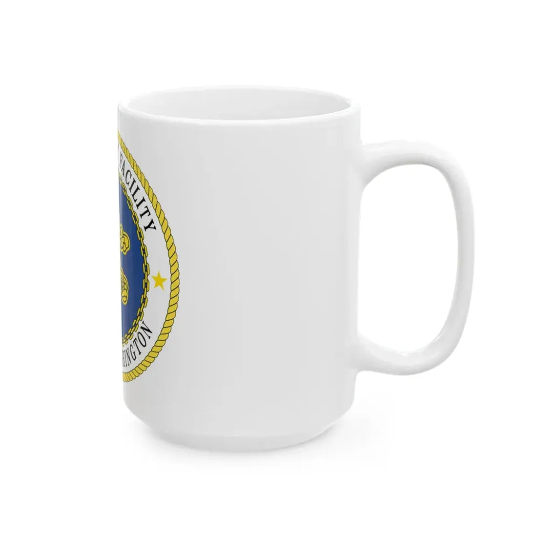 Trident Refit Facility BangorWA (U.S. Navy) White Coffee Mug - Go Mug Yourself