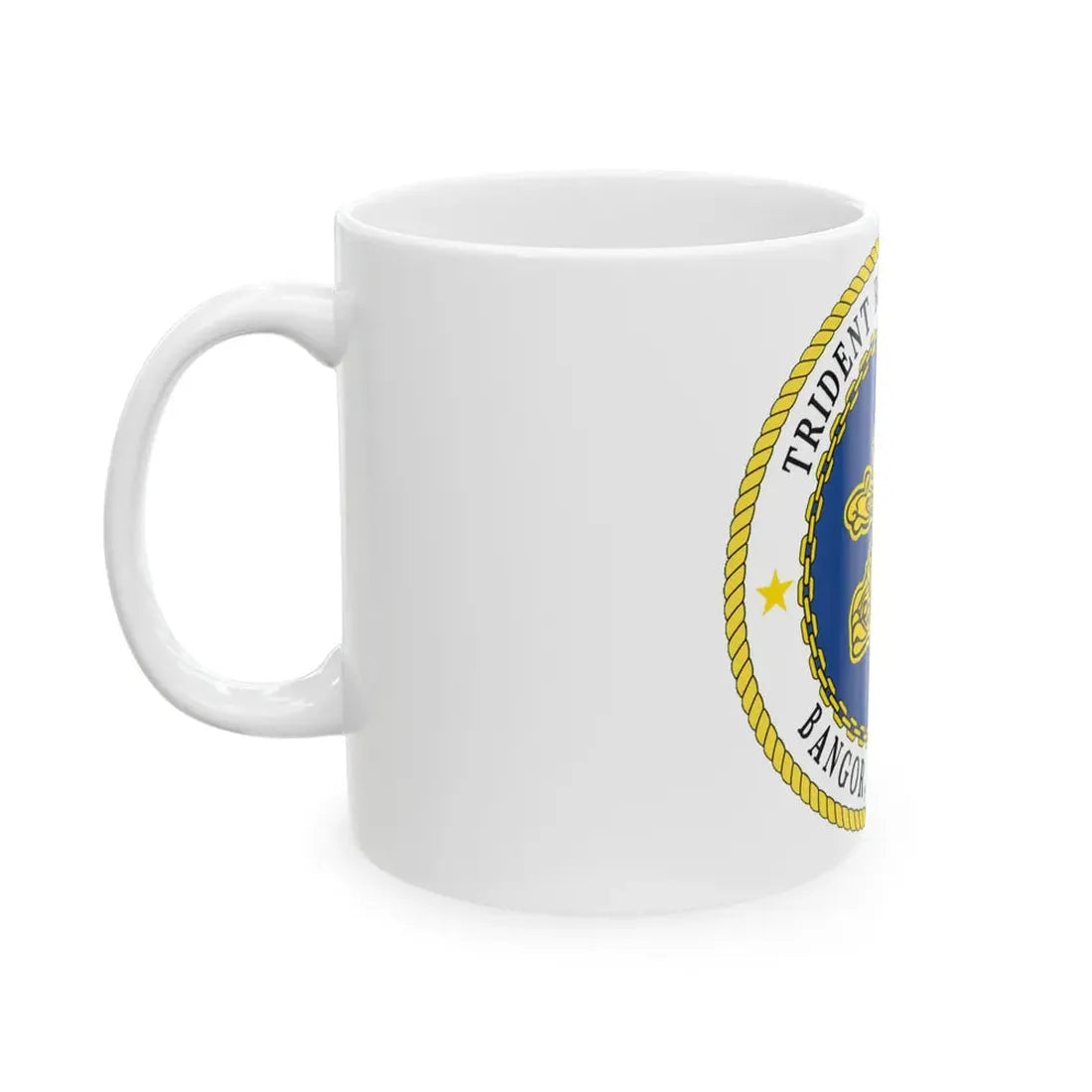 Trident Refit Facility BangorWA (U.S. Navy) White Coffee Mug - Go Mug Yourself