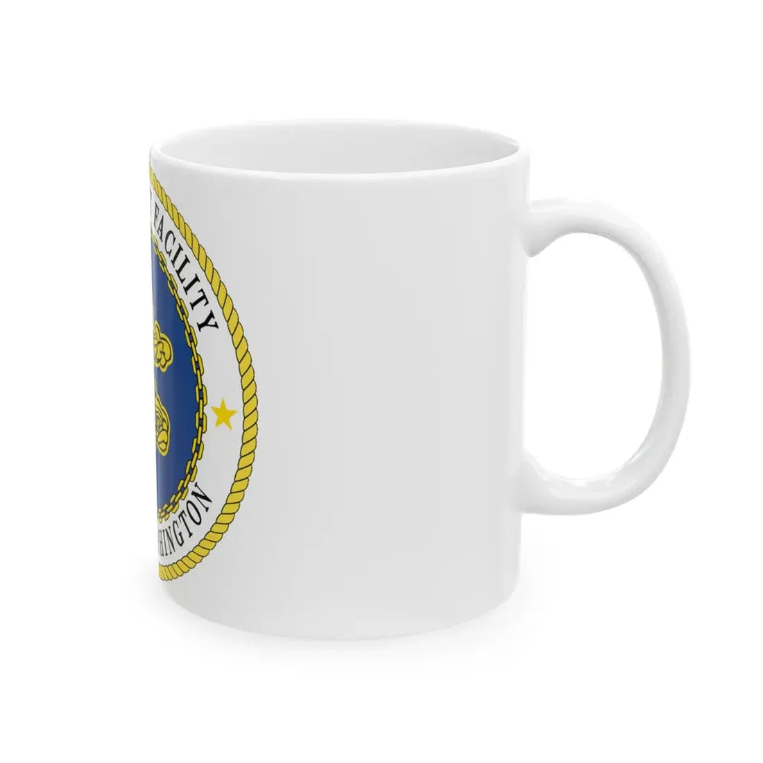 Trident Refit Facility BangorWA (U.S. Navy) White Coffee Mug - Go Mug Yourself