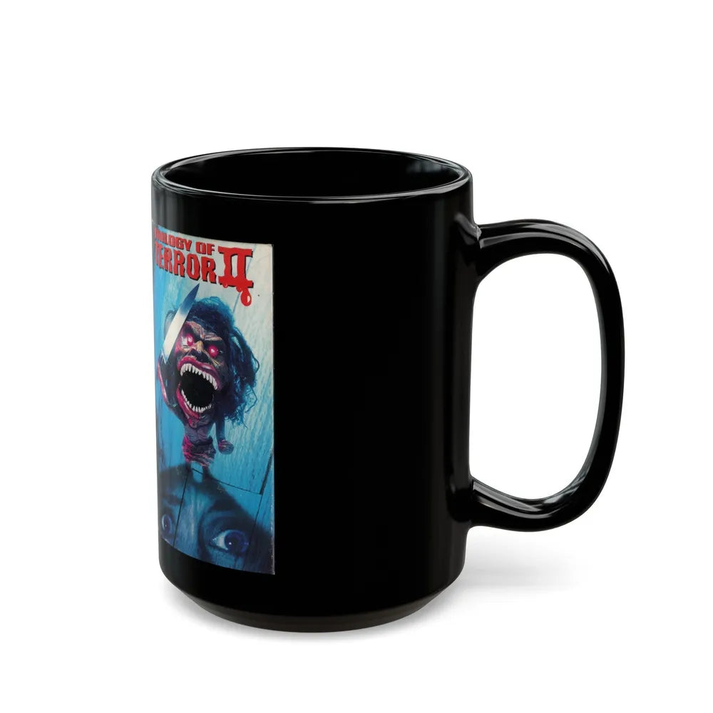 TRILOGY OF TERROR 2 (VHS COVER) - Black Coffee Mug-Go Mug Yourself