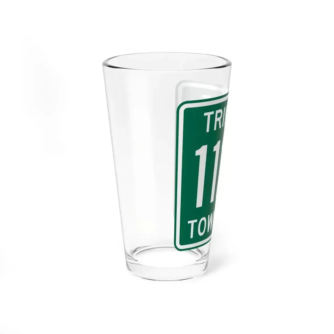 Trimble Township Route 1120 Athens County Ohio (Ohio) (Road Sign) Pint Glass 16oz - Go Mug Yourself