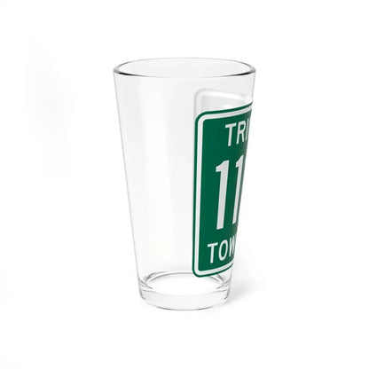 Trimble Township Route 1120 Athens County Ohio (Ohio) (Road Sign) Pint Glass 16oz - Go Mug Yourself