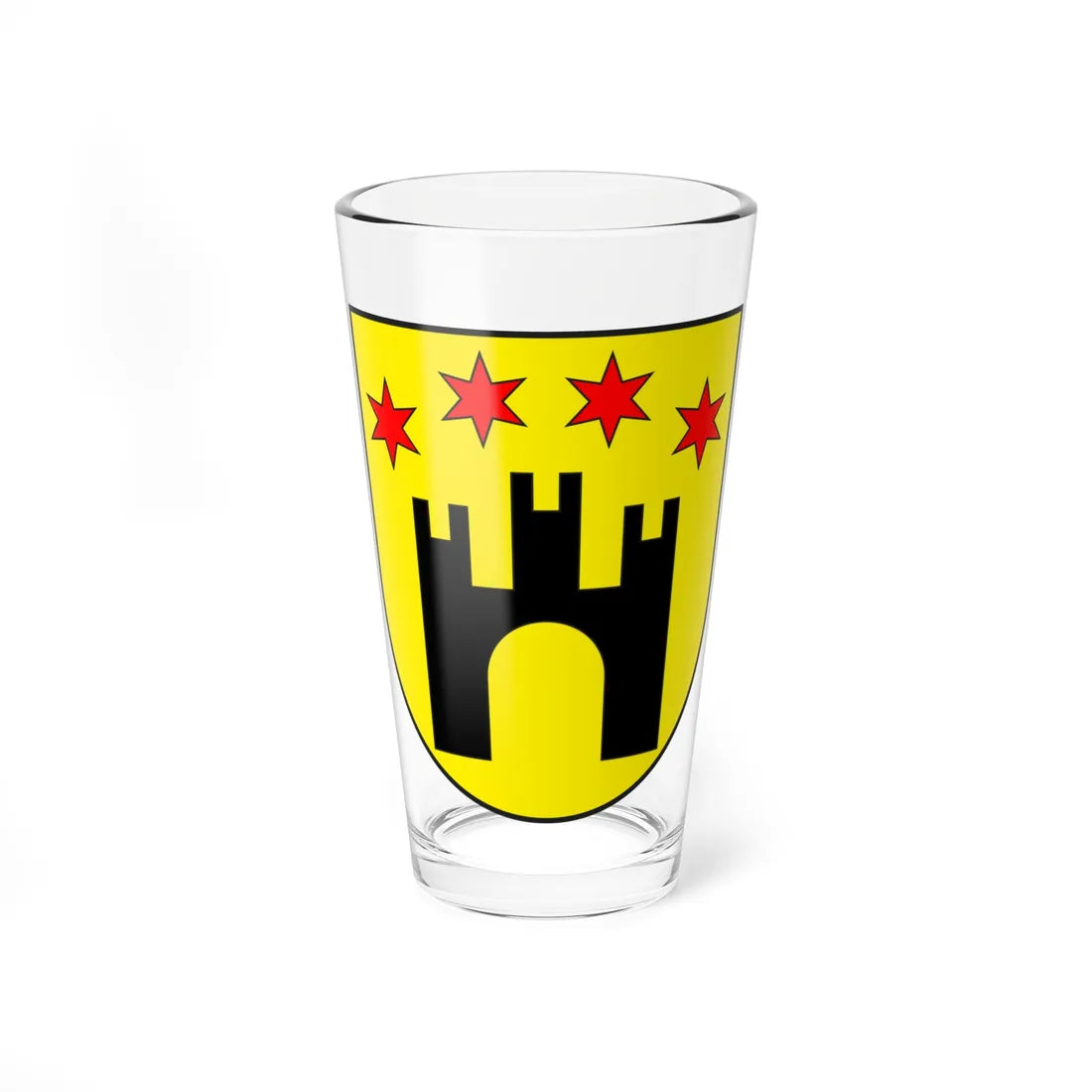 Trin wappen (Switzerland) (Coat of Arms) Pint Glass 16oz 16oz - Go Mug Yourself