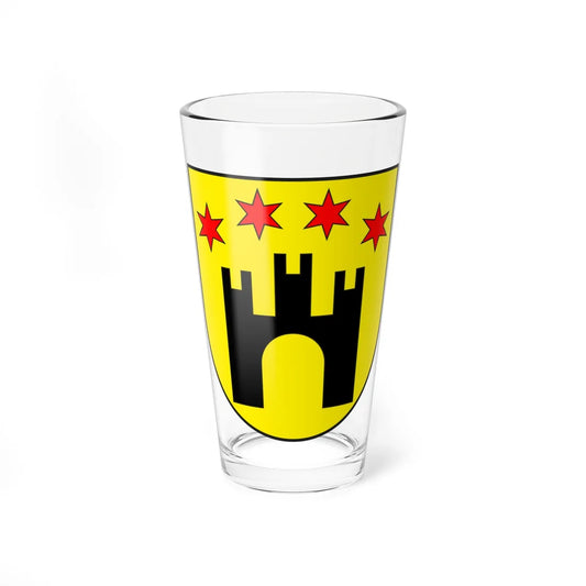 Trin wappen (Switzerland) (Coat of Arms) Pint Glass 16oz 16oz - Go Mug Yourself