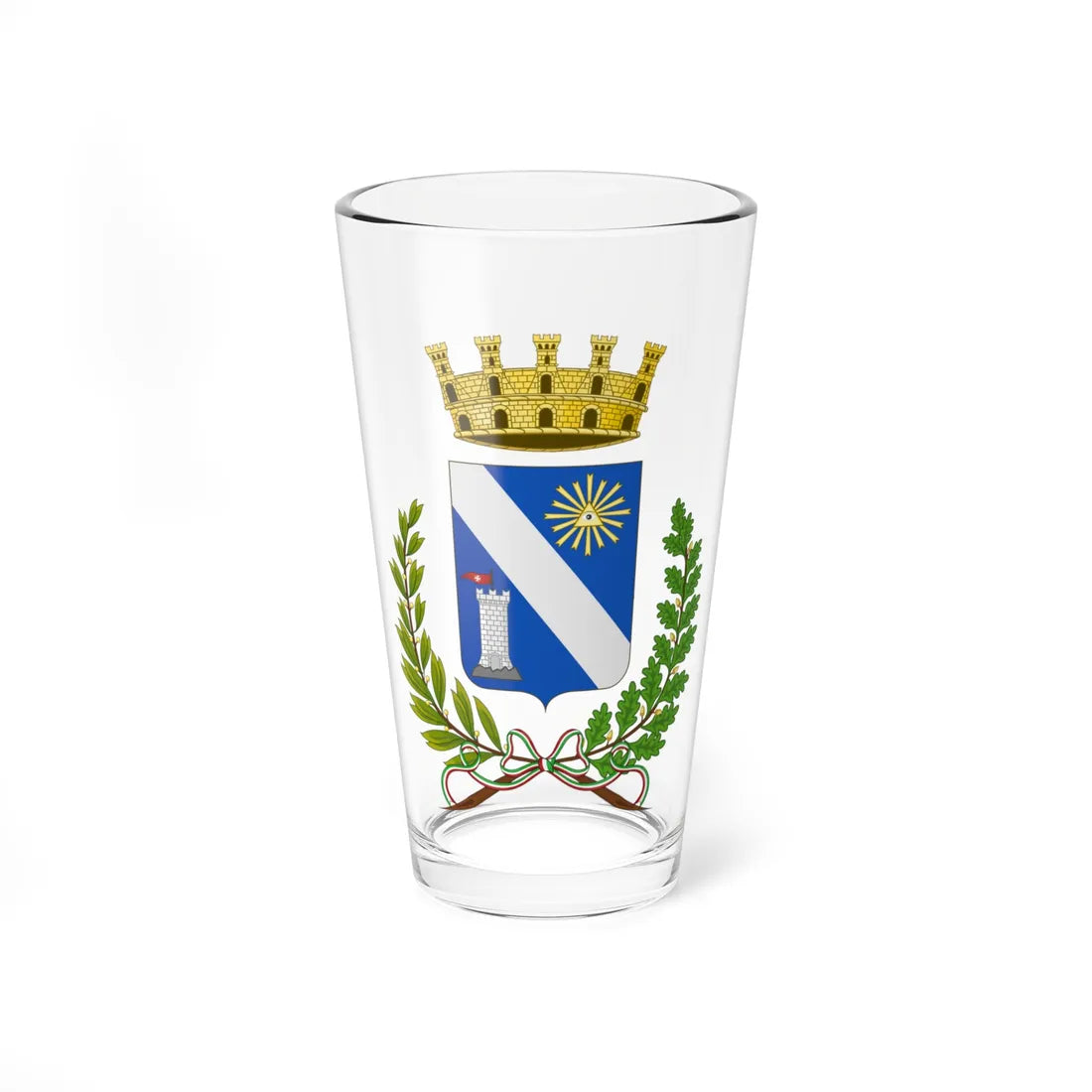 Trinitapoli-Stemma (Italy) (Coat of Arms) Pint Glass 16oz 16oz - Go Mug Yourself