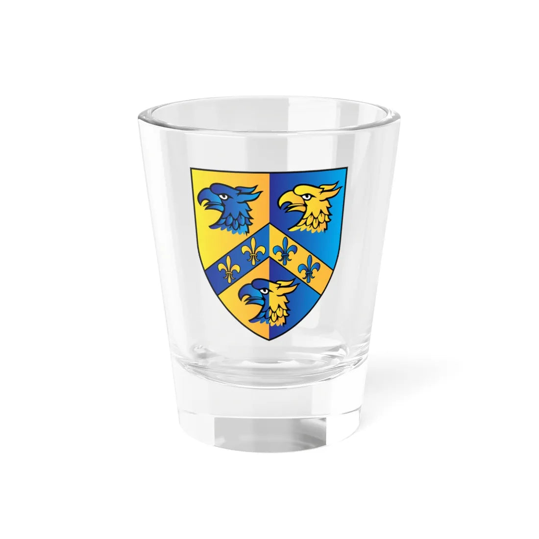Trinity College Oxford Coat Of Arms (England) (Coat of Arms) Shot Glass 1.5oz 1.5oz - Go Mug Yourself