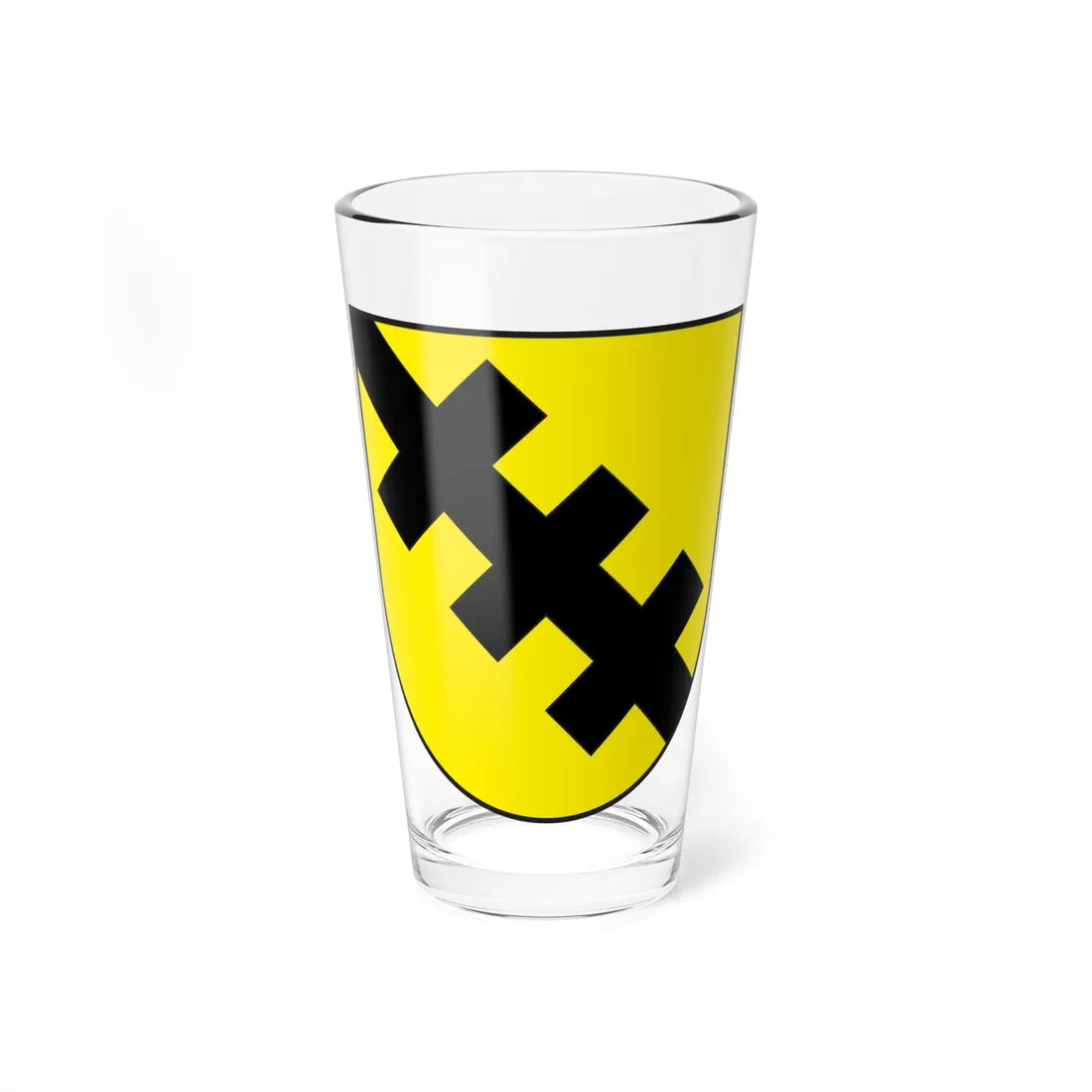 Trins Kreis wappen (Switzerland) (Coat of Arms) Pint Glass 16oz 16oz - Go Mug Yourself