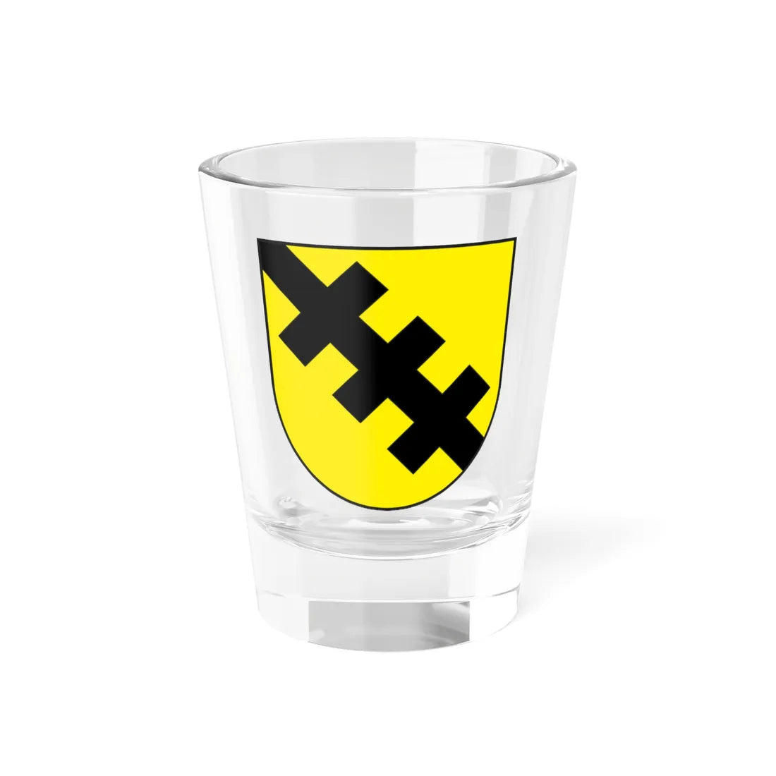 Trins Kreis wappen (Switzerland) (Coat of Arms) Shot Glass 1.5oz 1.5oz - Go Mug Yourself