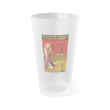 TRIP WITH THE TEACHER 1975 Movie Poster - Frosted Pint Glass 16oz-16oz-Frosted-Go Mug Yourself