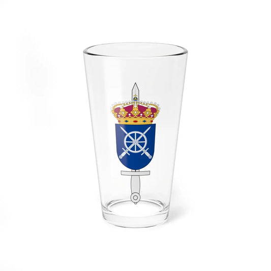 Trängregementet vapen (Sweden) (Coat of Arms) Pint Glass 16oz 16oz - Go Mug Yourself