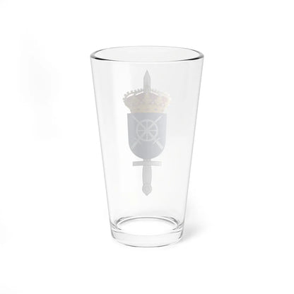 Trängregementet vapen (Sweden) (Coat of Arms) Pint Glass 16oz - Go Mug Yourself