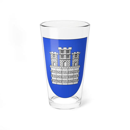 Troinex-coat of arms (Switzerland) (Coat of Arms) Pint Glass 16oz 16oz - Go Mug Yourself
