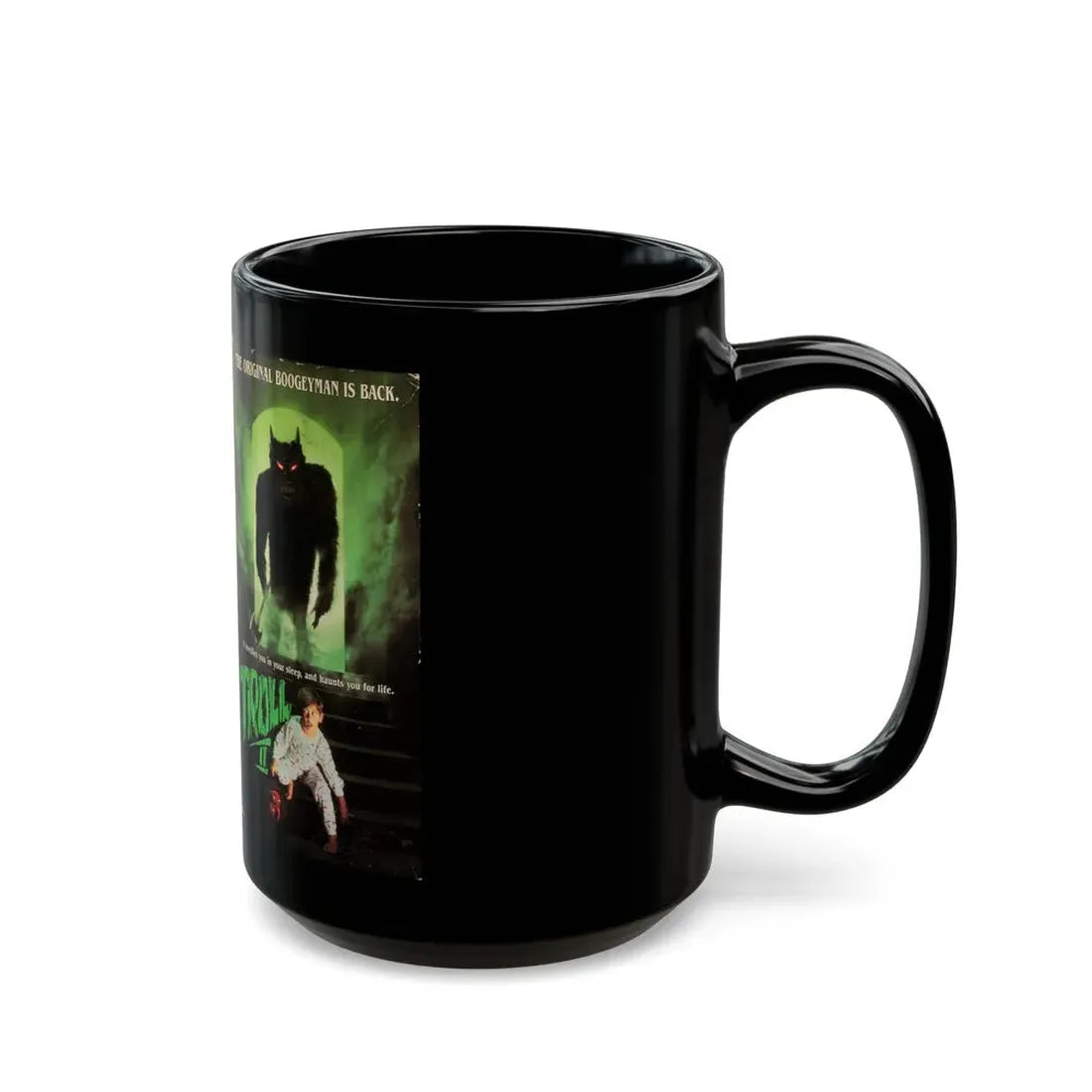TROLL 2 VERSION 2 (VHS COVER) - Black Coffee Mug - Go Mug Yourself