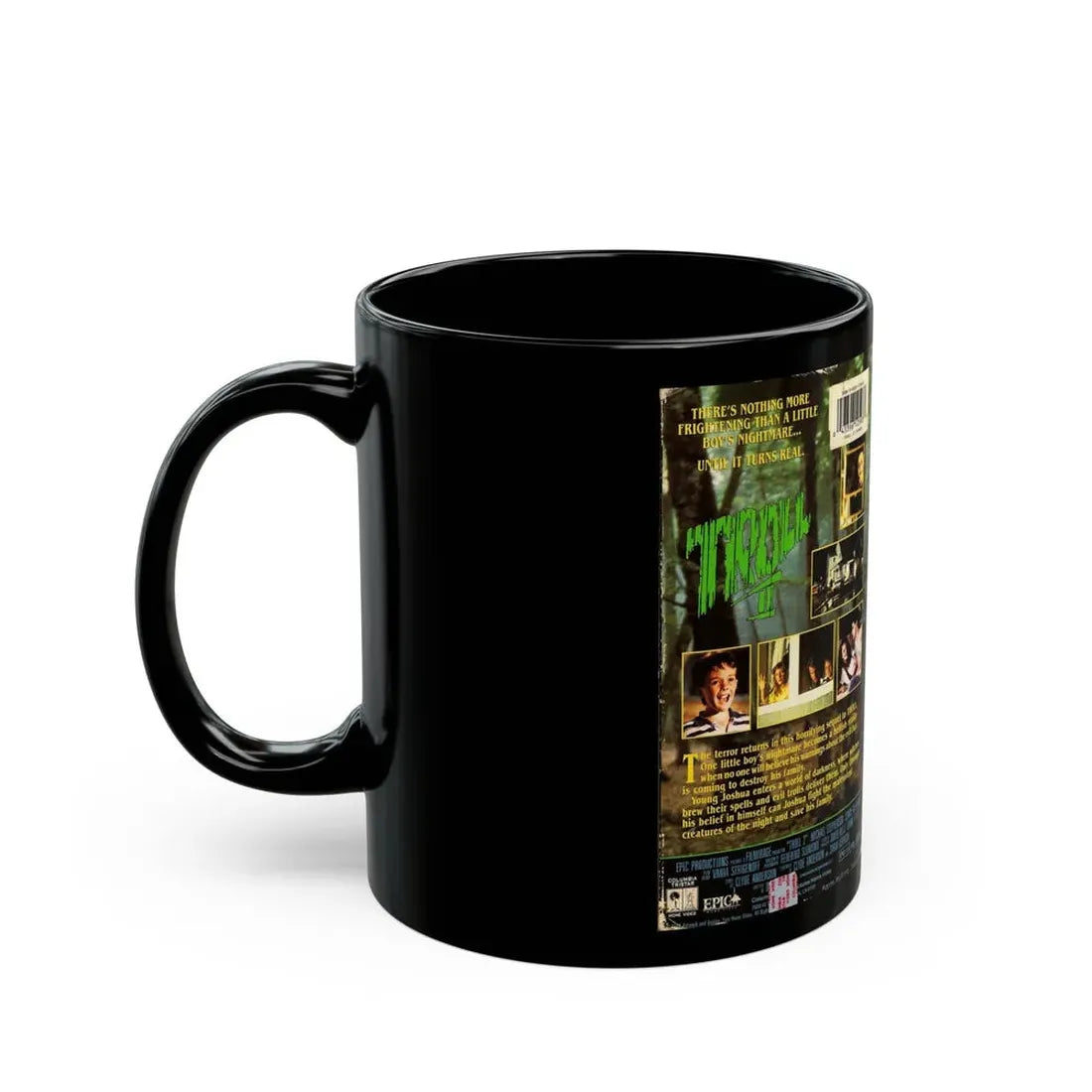 TROLL 2 VERSION 2 (VHS COVER) - Black Coffee Mug - Go Mug Yourself
