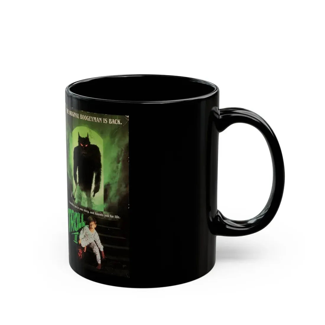 TROLL 2 VERSION 2 (VHS COVER) - Black Coffee Mug - Go Mug Yourself