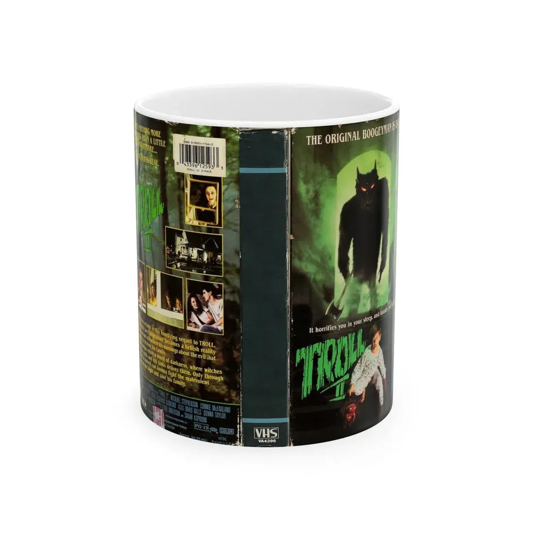TROLL 2 VERSION 2 (VHS COVER) - White Coffee Mug 11oz - Go Mug Yourself