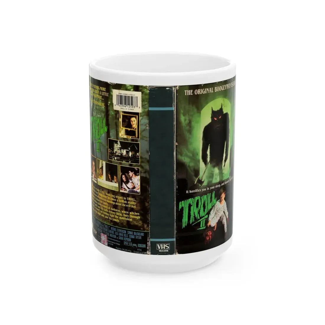 TROLL 2 VERSION 2 (VHS COVER) - White Coffee Mug 15oz - Go Mug Yourself