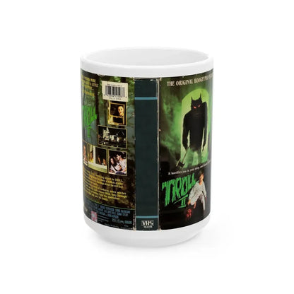 TROLL 2 VERSION 2 (VHS COVER) - White Coffee Mug 15oz - Go Mug Yourself