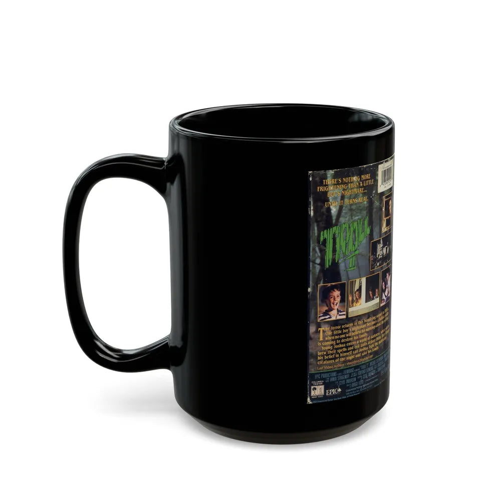 TROLL 2 (VHS COVER) - Black Coffee Mug-Go Mug Yourself