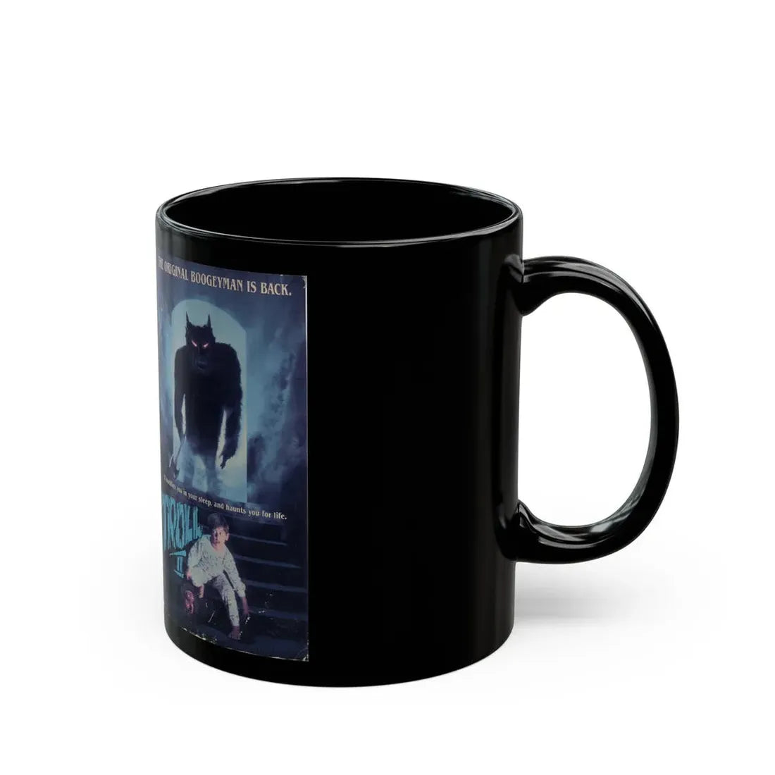 TROLL 2 (VHS COVER) - Black Coffee Mug - Go Mug Yourself