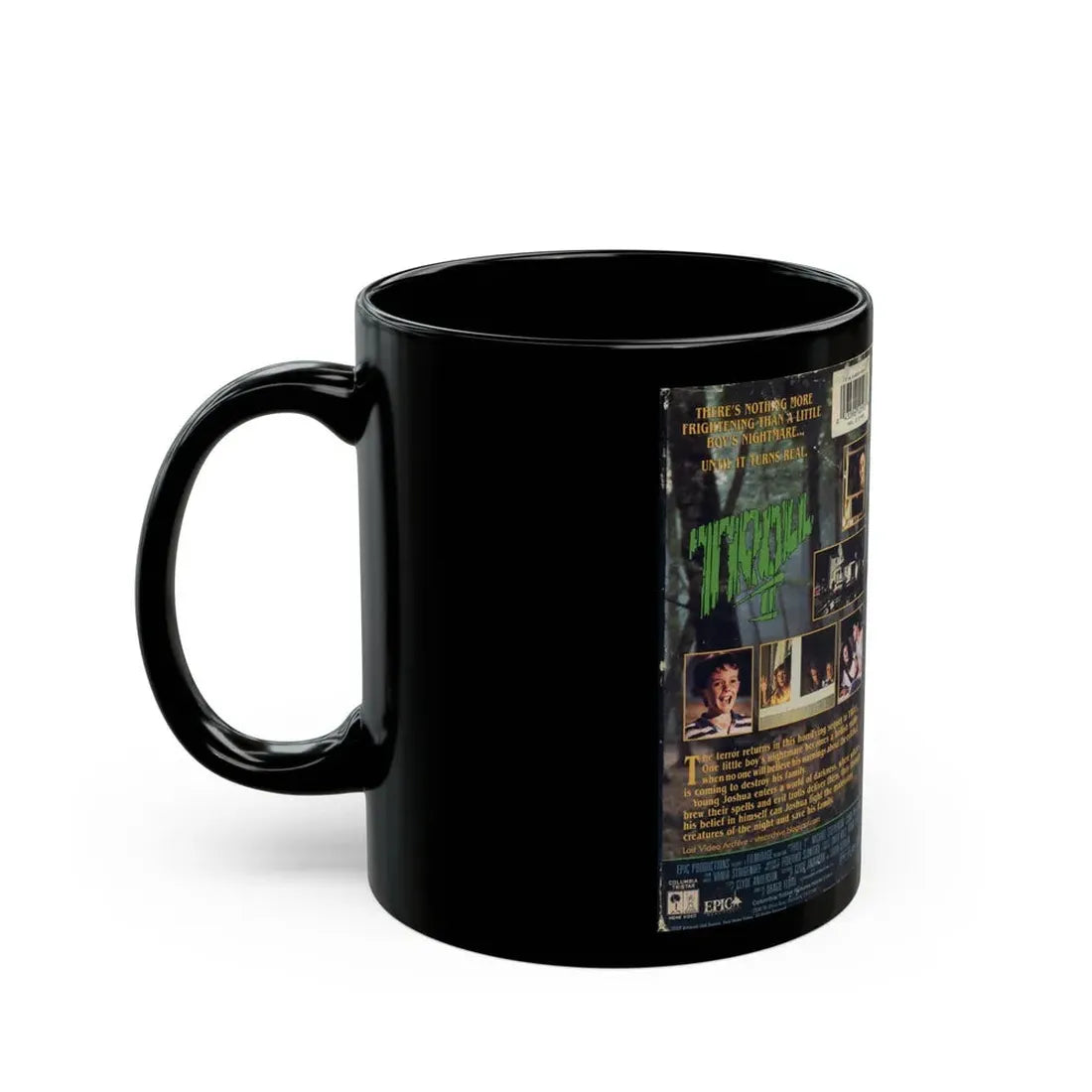 TROLL 2 (VHS COVER) - Black Coffee Mug - Go Mug Yourself