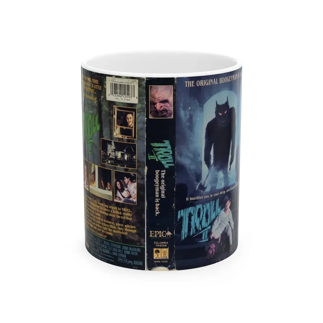 TROLL 2 (VHS COVER) - White Coffee Mug 11oz - Go Mug Yourself
