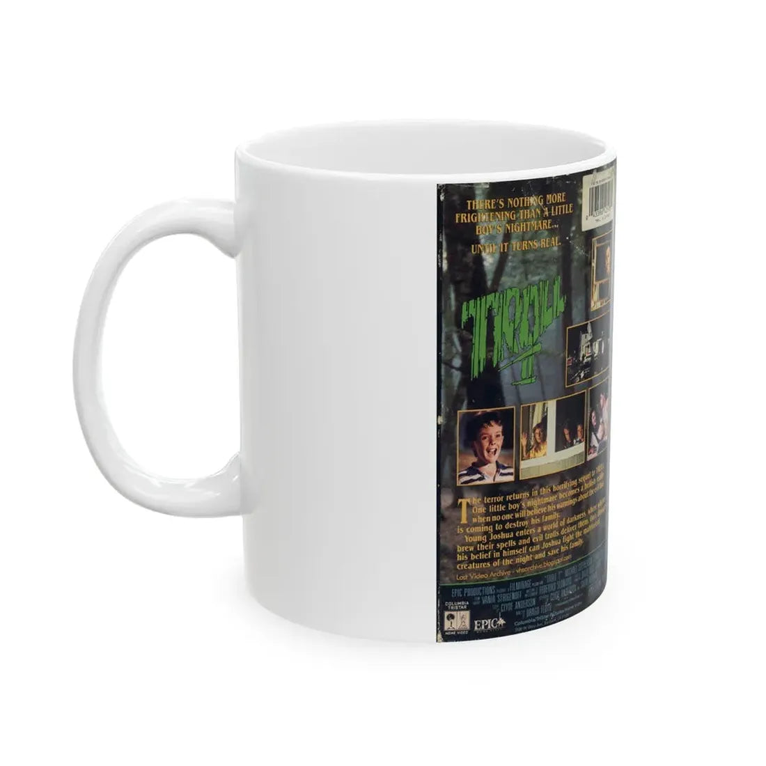 TROLL 2 (VHS COVER) - White Coffee Mug - Go Mug Yourself