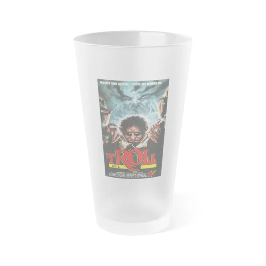 TROLL 3 (QUEST FOR THE MIGHTY SWORD) 1990 Movie Poster - Frosted Pint Glass 16oz-Go Mug Yourself