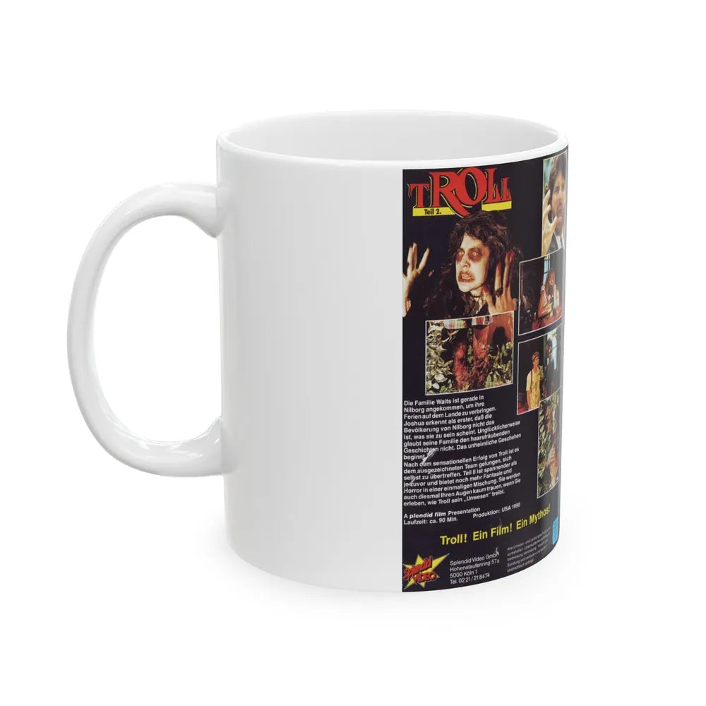 TROLL SPECIAL VIDEO (VHS COVER) - White Coffee Mug-Go Mug Yourself