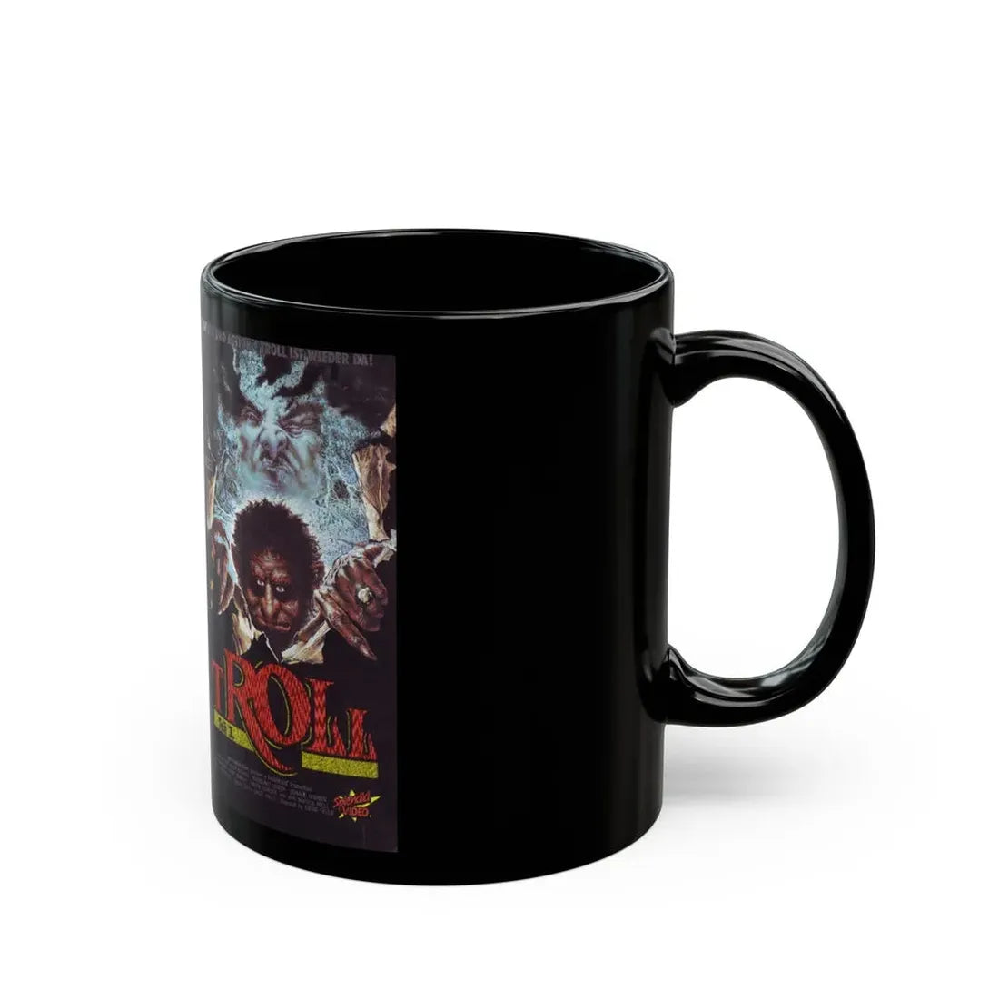 TROLL TEIL 3 (VHS COVER) - Black Coffee Mug - Go Mug Yourself