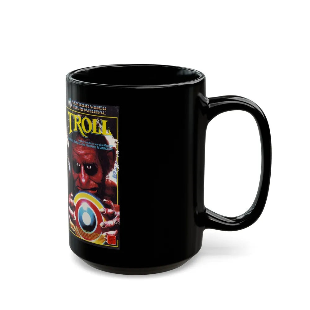 TROLL VERSION2 (VHS COVER) - Black Coffee Mug-Go Mug Yourself