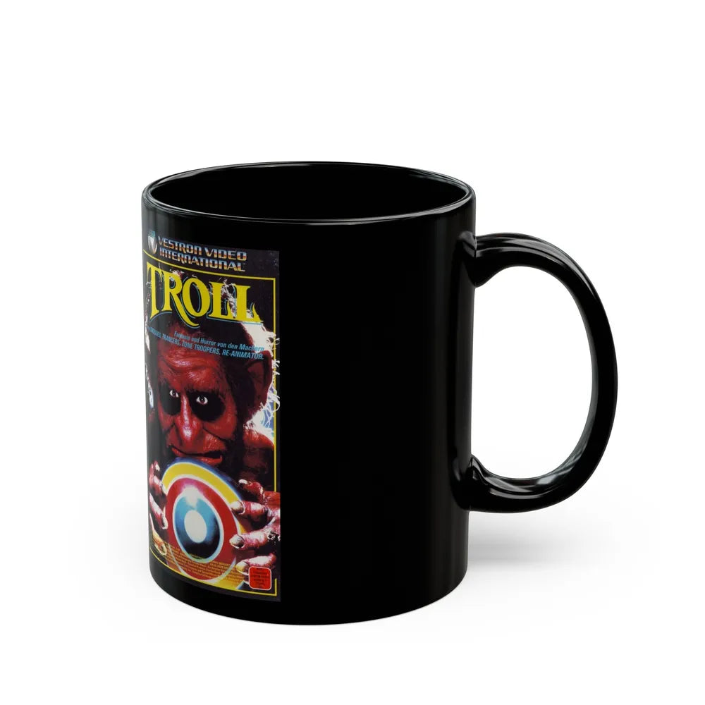 TROLL VERSION2 (VHS COVER) - Black Coffee Mug-Go Mug Yourself