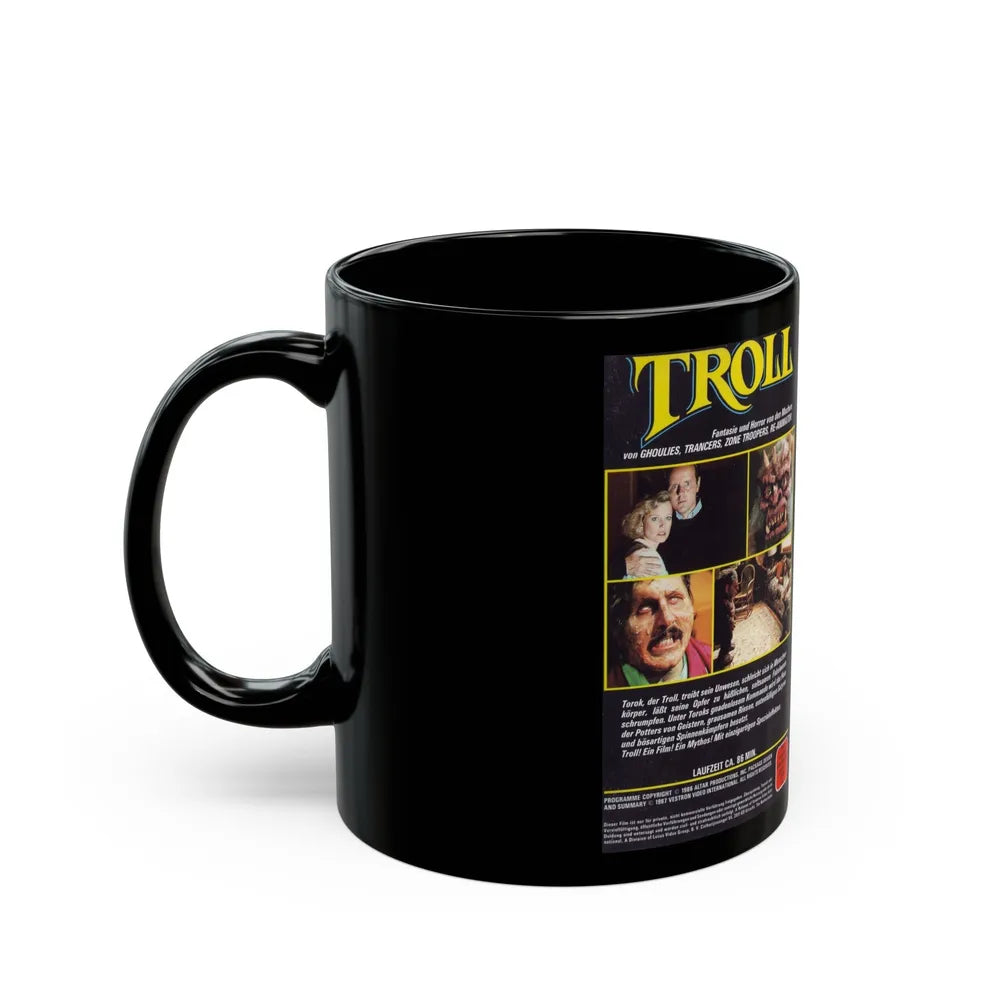 TROLL VERSION2 (VHS COVER) - Black Coffee Mug-Go Mug Yourself