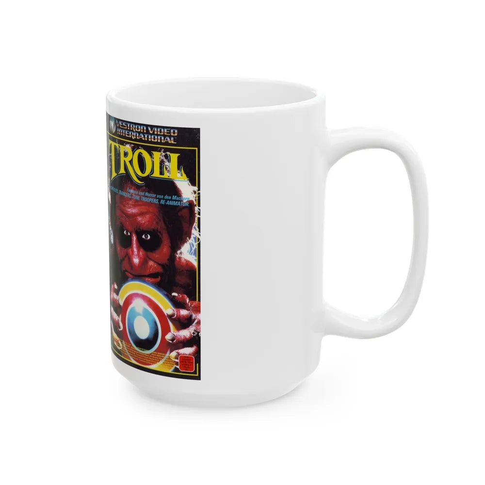 TROLL VERSION2 (VHS COVER) - White Coffee Mug-Go Mug Yourself