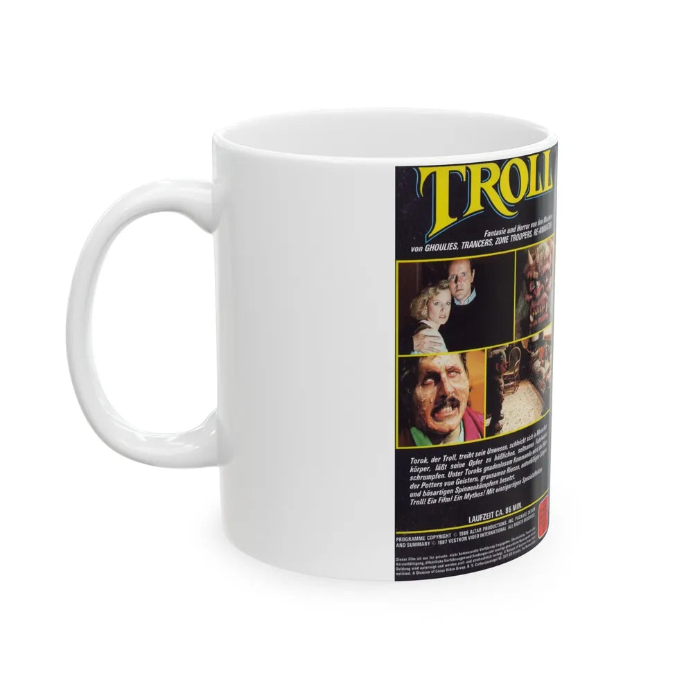 TROLL VERSION2 (VHS COVER) - White Coffee Mug-Go Mug Yourself