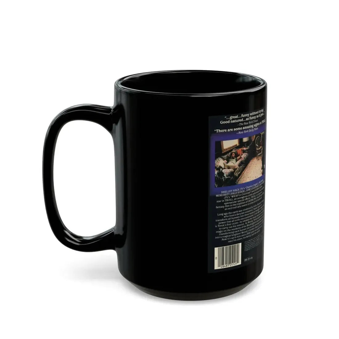 TROLL (VHS COVER) - Black Coffee Mug - Go Mug Yourself