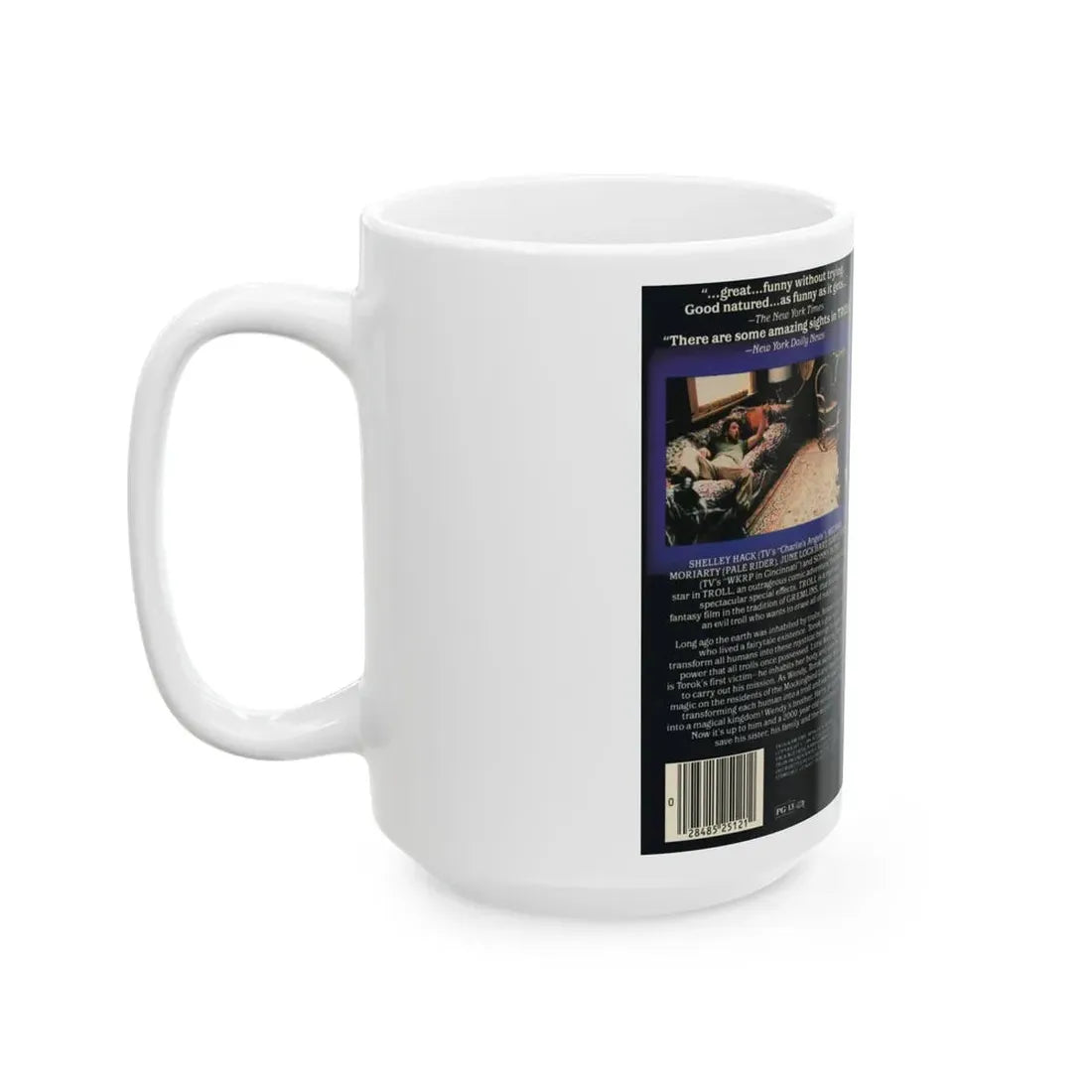 TROLL (VHS COVER) - White Coffee Mug - Go Mug Yourself