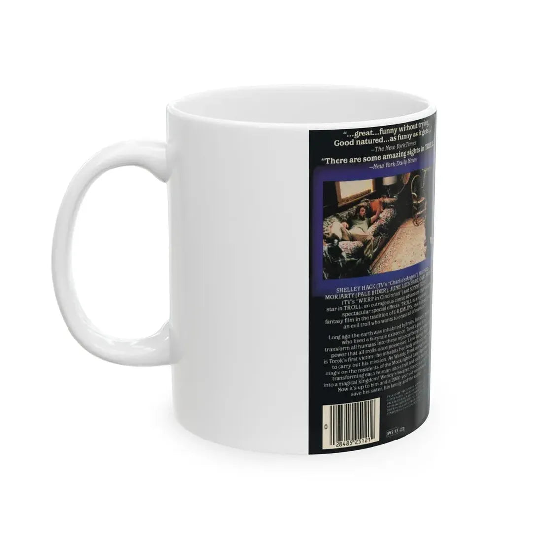 TROLL (VHS COVER) - White Coffee Mug - Go Mug Yourself