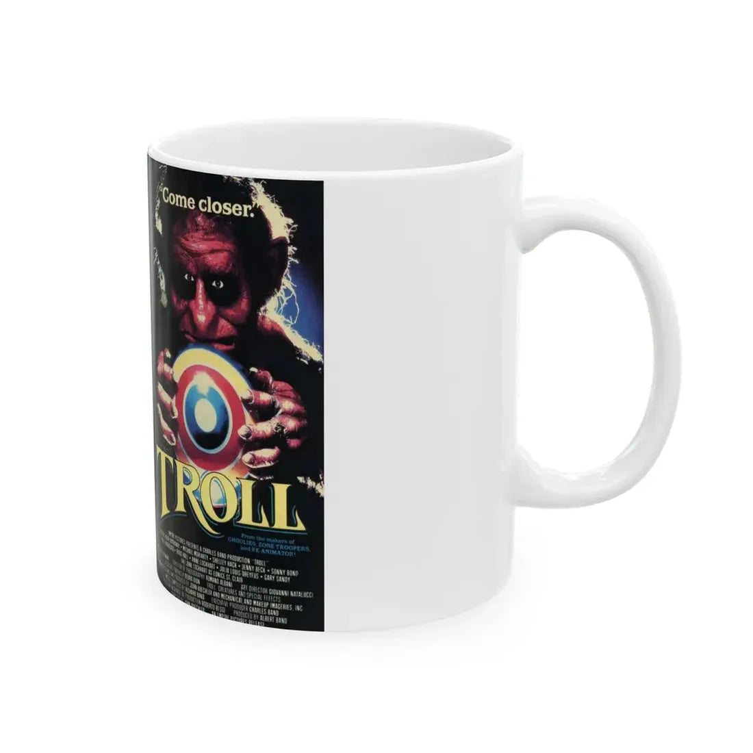 TROLL (VHS COVER) - White Coffee Mug - Go Mug Yourself