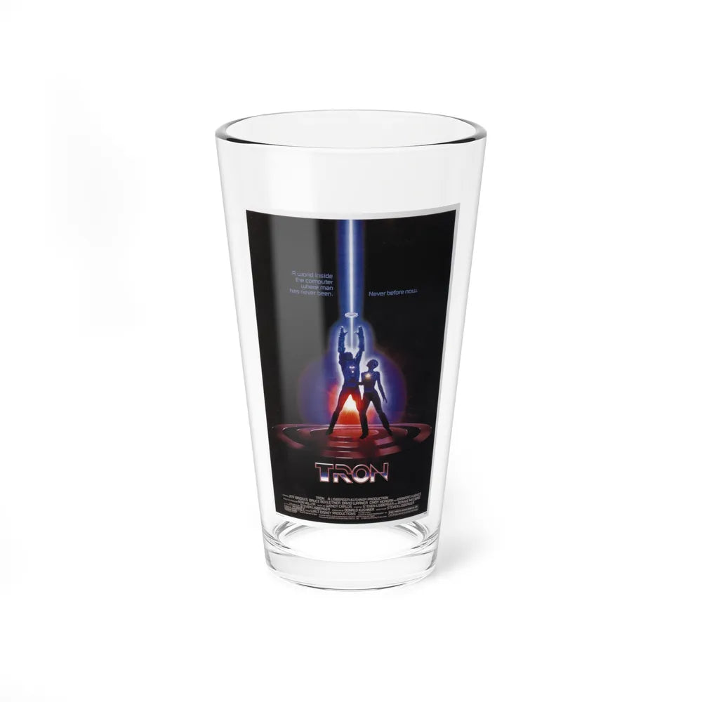 TRON 1982 Movie Poster - Pint Glass 16oz-16oz-Go Mug Yourself